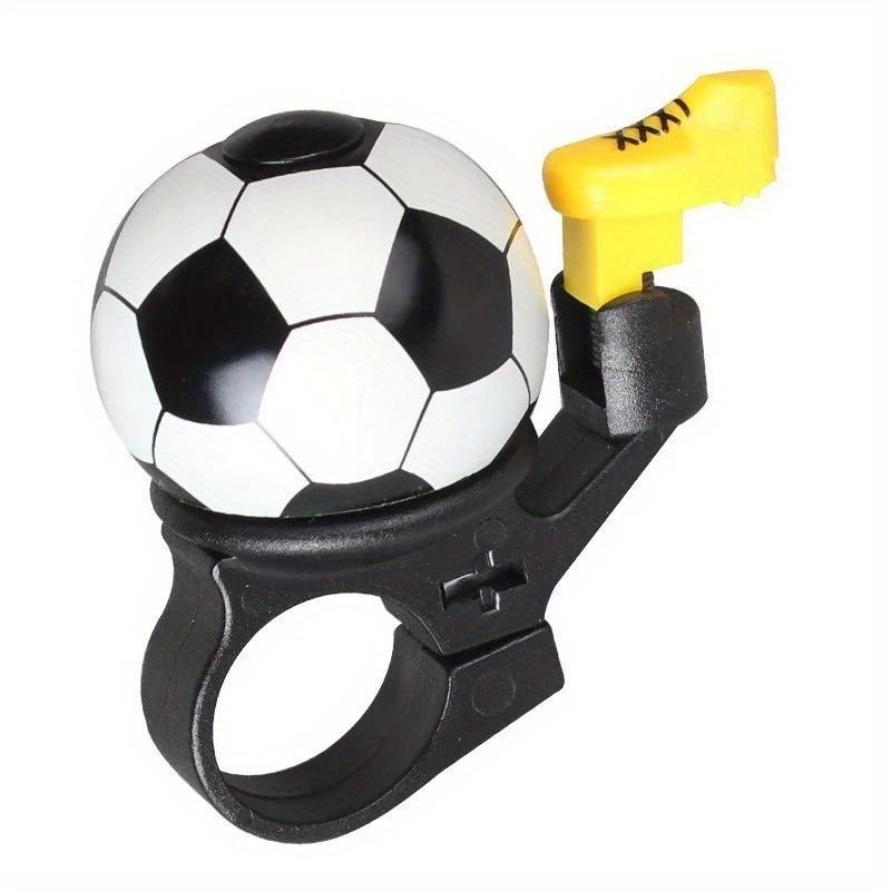 Fahrrad Glocke Berg Rennrad Horn Fußball Radfahren Glocke Ring MTB Sicherheit Warnung Radfahren Lenker Glocke Horn Sound Alarm black schwarz