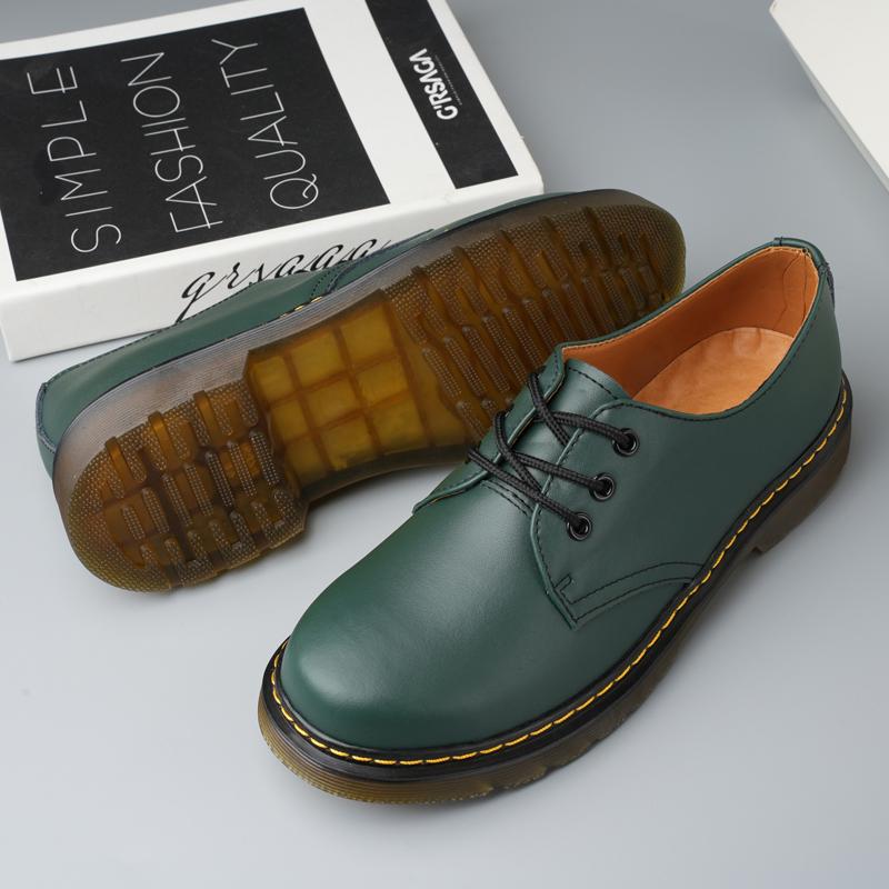 Freizeit-Sneaker Lederschuhe Slipper Sport und Freizeit Weich und bequem Mode Runde Zehenpartie Herren Freizeitschuhe Arbeitskleidung 44 grün