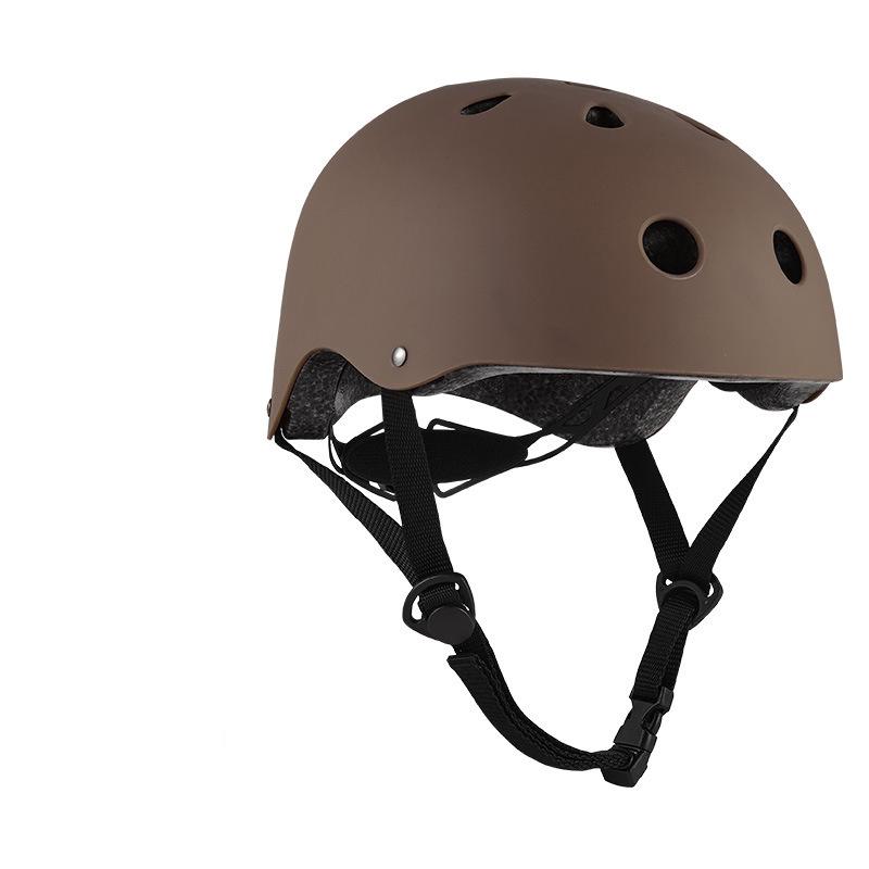 Fahrradhelm MTB Fahrradhelme Elektroroller Fahrradhelm Männer Frauen Kind Casco De Ciclismo Fahrradsicherheitsausrüstung S kaffeebraun