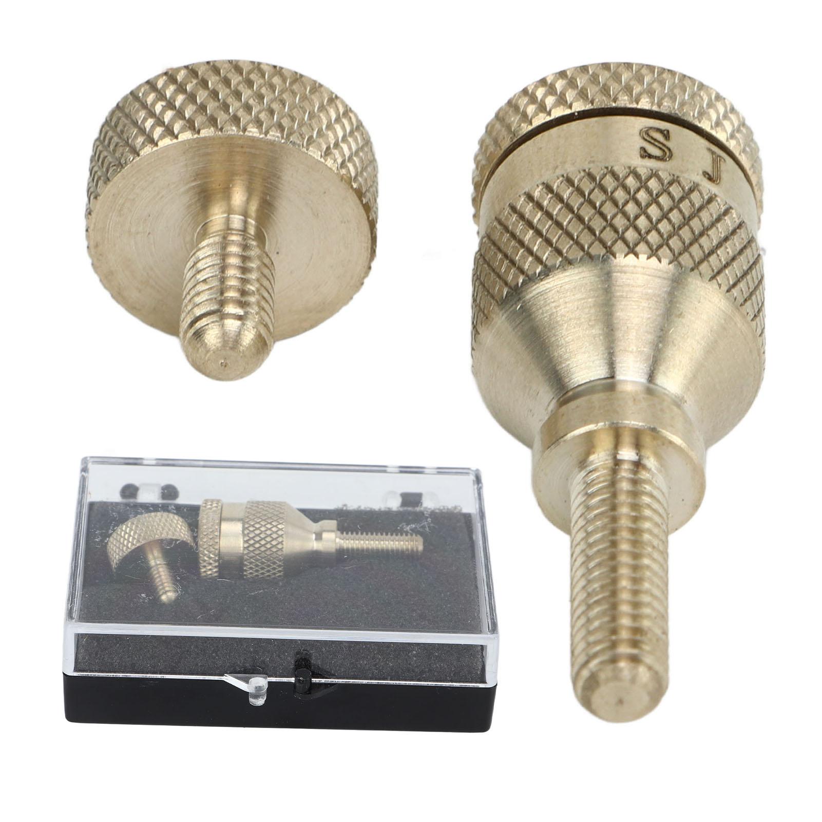 2 STÜCKE 4mm Saxophon Metallschraube Gebogener Hals Saxophon Anziehen Schrauben Musikinstrument Zubehör