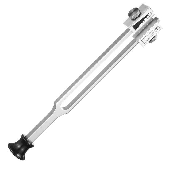 Aluminiumlegierung C64Hz C128Hz Einstellbares Stimmgabel-Neurologie-Diagnosegerät silber