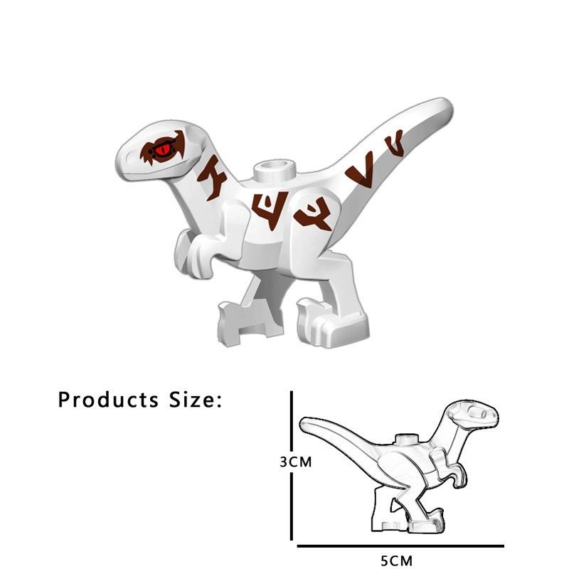 5 Farben 5CM Baby Dinosaurier Bausteine Spielzeug Steine Figuren Spielzeug Kinder Geburtstag Weihnachtsgeschenk 10pcs