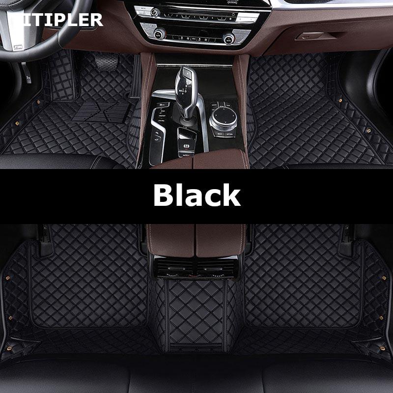TITIPLER Custom Car Fußmatten für Mercedes Benz GLC X253 GLC-Coupe C253 2015-2025 Jahre Auto Teppiche Fuß Coche Zubehör 2024 schwarz