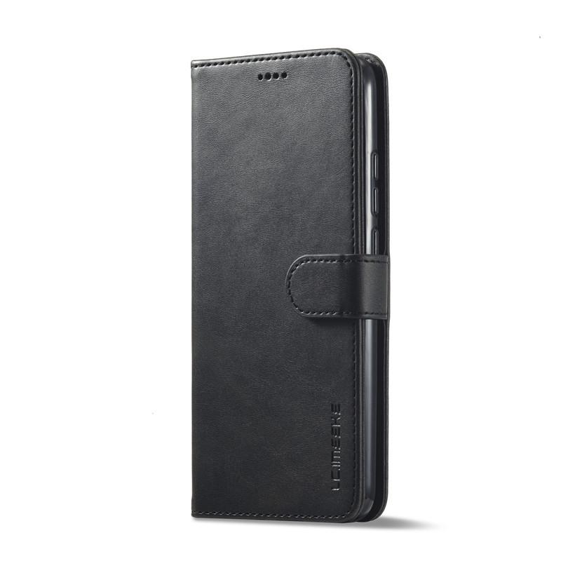 Hülle für Redmi 9C Hülle Leder Vintage Handyhüllen für Hoesje Redmi 9C Hülle Flip Magnetic Wallet Cover für Xiaomi Redmi 9C Hülle Redmi 9C schwarz