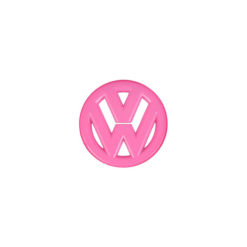 T30Für VW Golf 6 B6 Jetta Mk6 Tiguan Passat Touran Volkswagen CC MK4 Jetta Bora 1 Stück ABS Lenkrad Logo Kreisverkleidung Ventilkappe pink