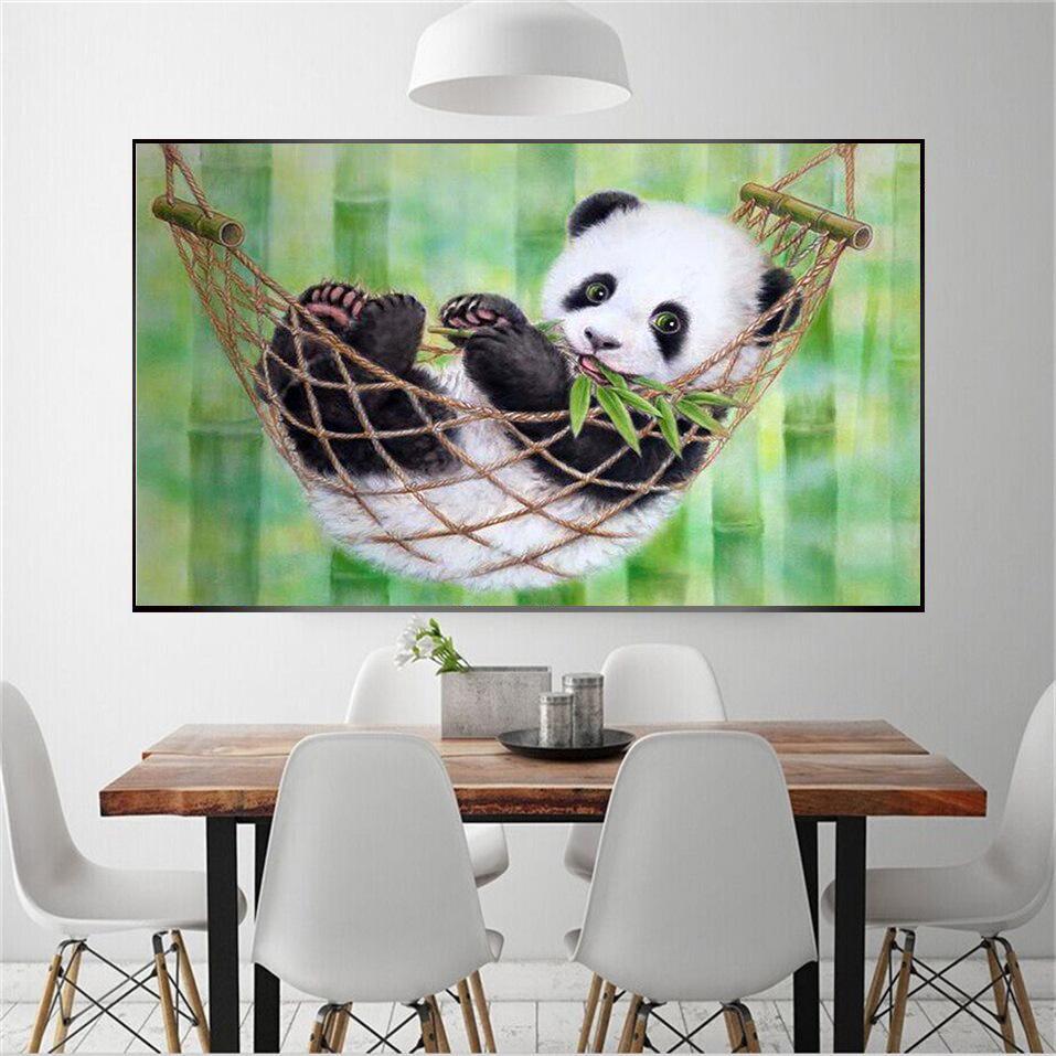 Diamant Malerei Schöne Panda Mosaik Diamant Stickerei Neue Jahr Dekoration Geschenke Diamant 20X30CM