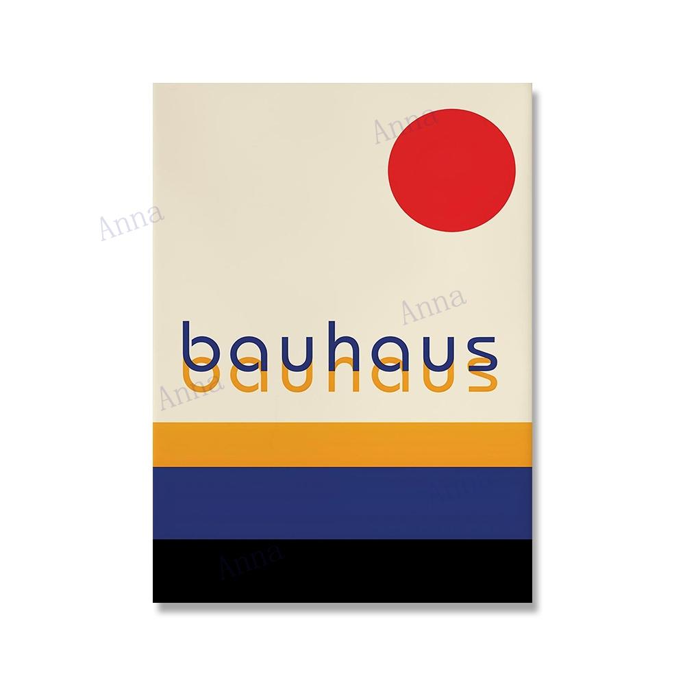 Bauhaus-Museum, Ausstellungsplakate und Drucke, Galerie-Wandkunst, Bilder, Herbert Bayer, Kunst, Leinwandgemälde für Wohnzimmerdekor 21x30cm No Framed