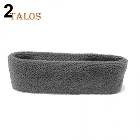 Unisex Sport Yoga Fitness Stretch Schweiß Schweißband Haarband Stirnband Kopfbedeckung Haare Schmuckstück graue