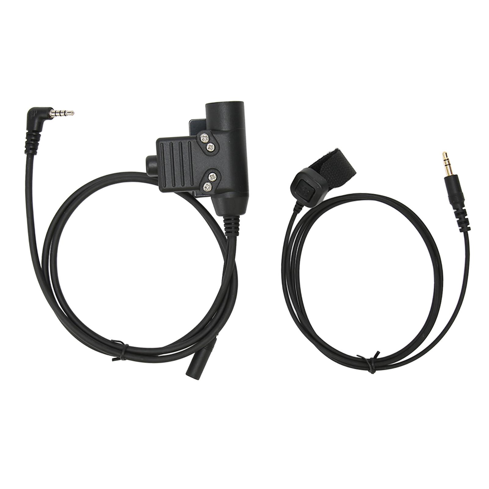 PTT-Adapter mit 90cm Kabel Push-to-Talk Tragbarer Headset-Anschlussadapter für Xiaomi 2-Wege-Funkgerät