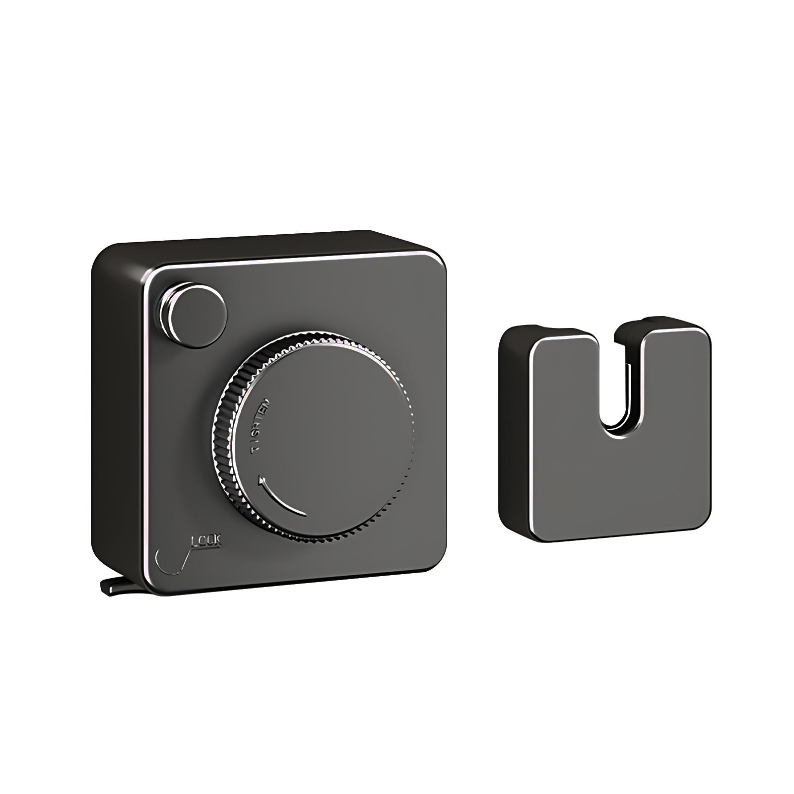 Versteckte einziehbare Wäscheleine für den Außenbereich, 4,8 m, robustes Wandhalterungs-Wäscheständer aus Stahl schwarz