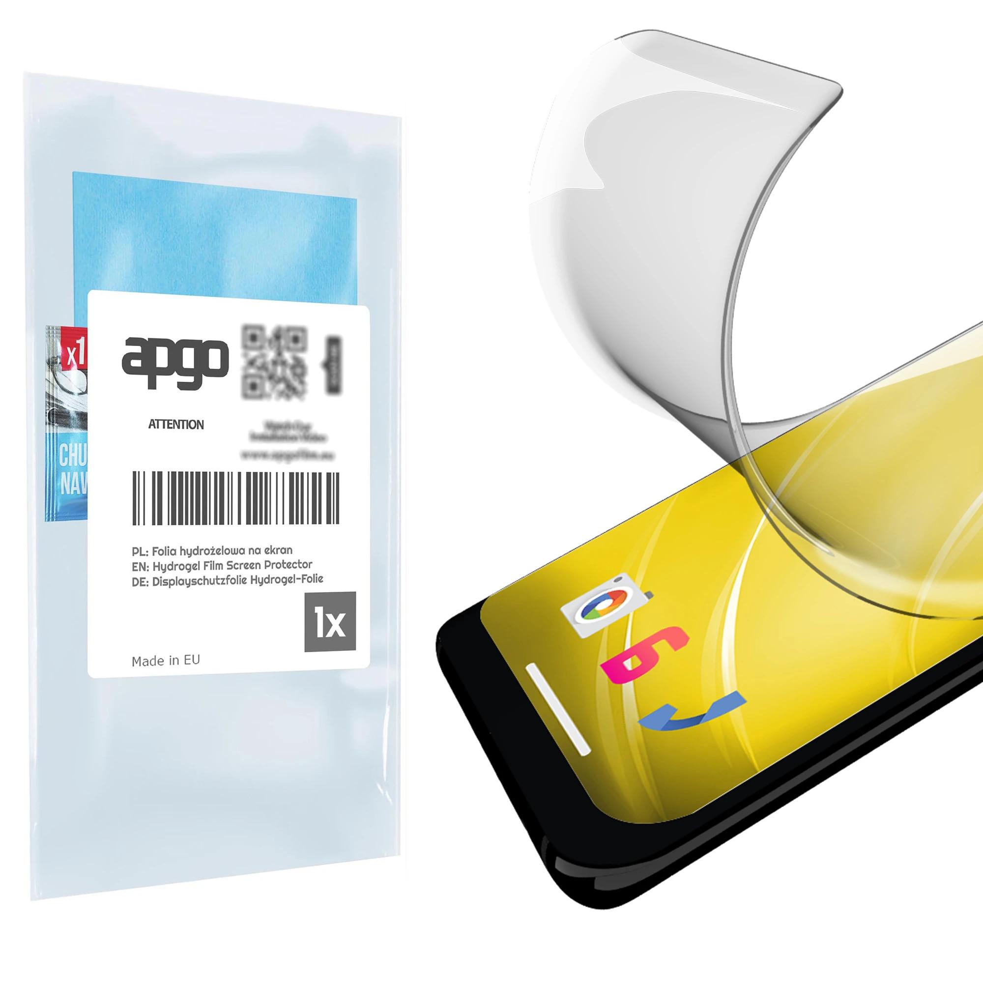 apgo Hydrogel Ultra-Clear Displayschutz für Blackview Shark 8, Hydrogel-Film, flexibel, weiches TPU mit Positionierungsschicht, einfache Installation