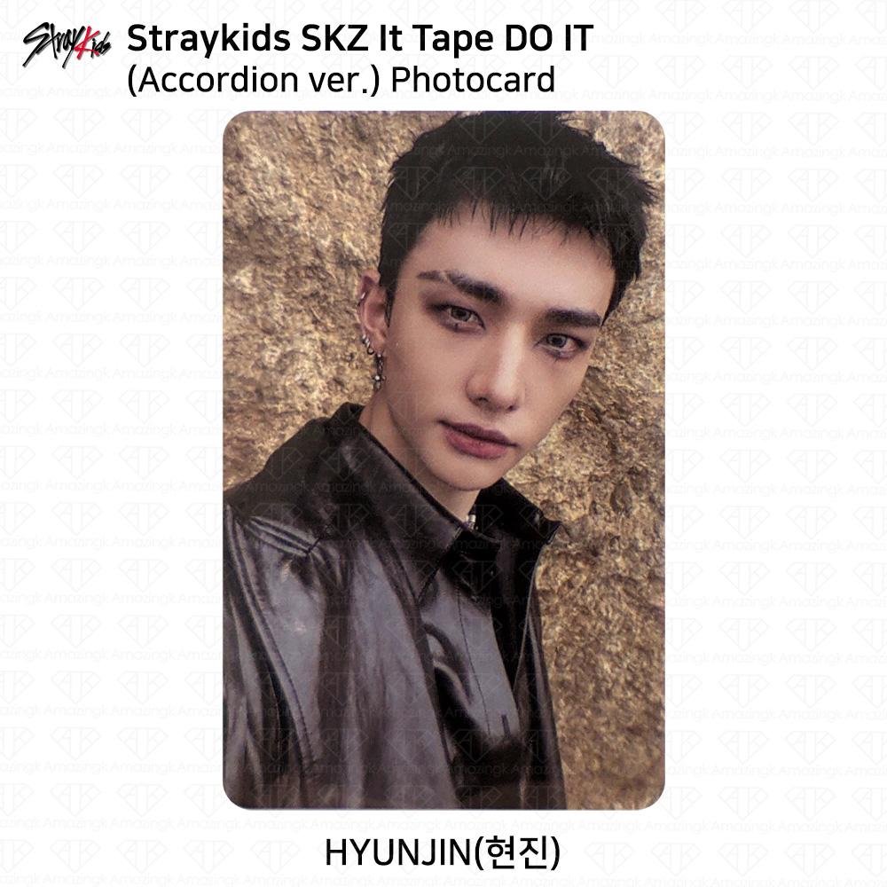 Stray Kids SKZ It Tape DO IT Akkordeon-Version. Offizielle Fotokarte Hyunjin