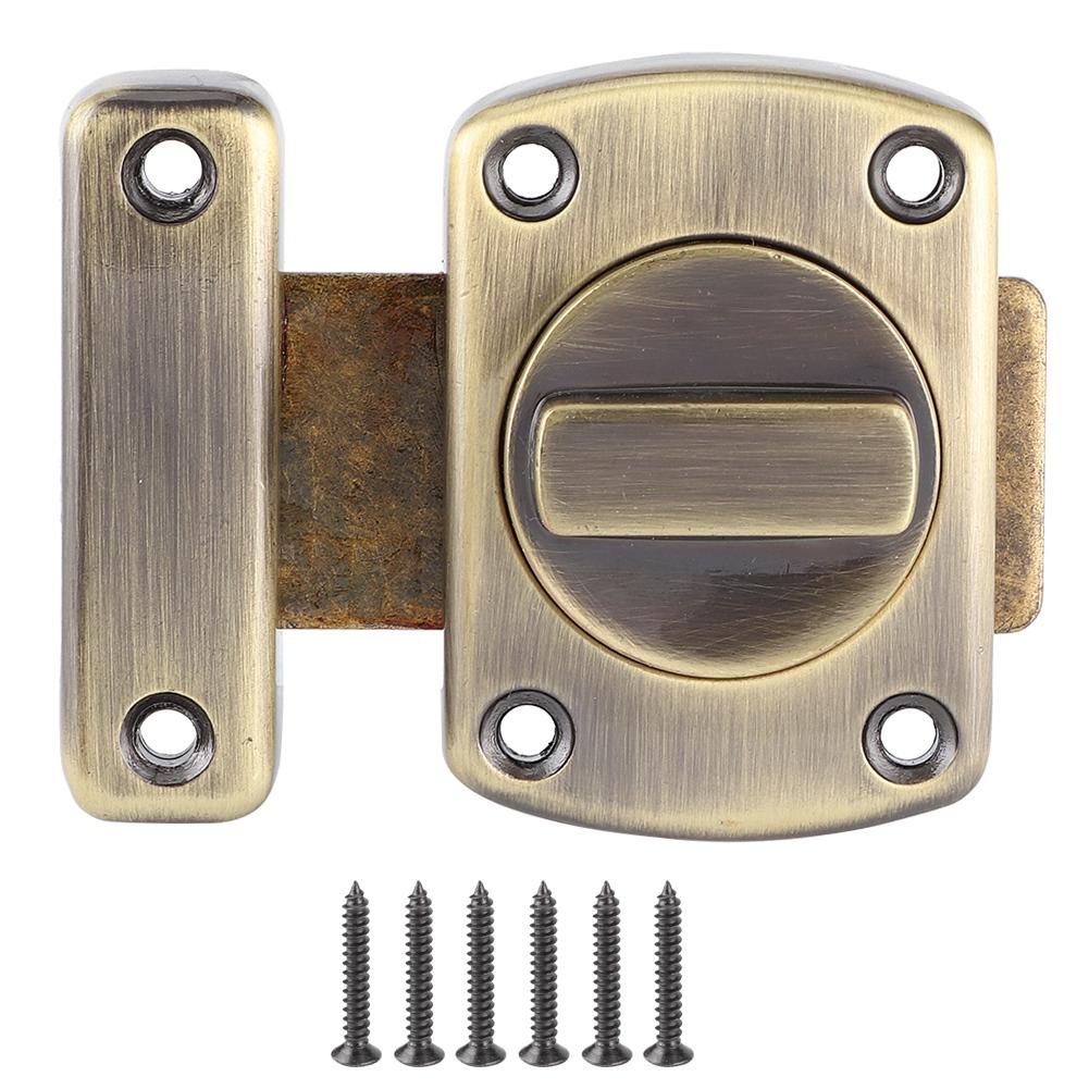 Zink-Legierung Schiebetür Schloss Latch Bolzen Schnalle für Schrank Schrank Schrank AccessoryBolt Lock L