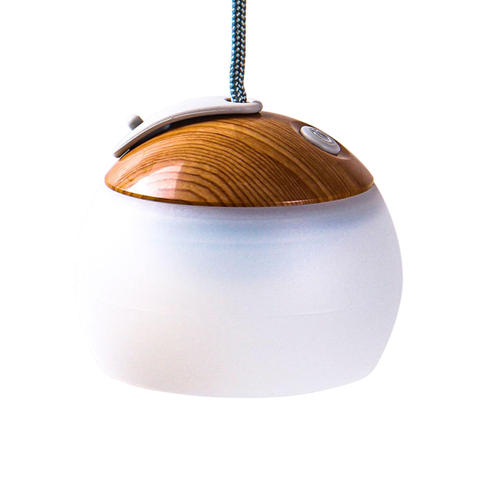 Camping Laterne USB wiederaufladbare Camping LED Zelt Licht Taschenlampe Lampe für Stromausfall im Freien braun