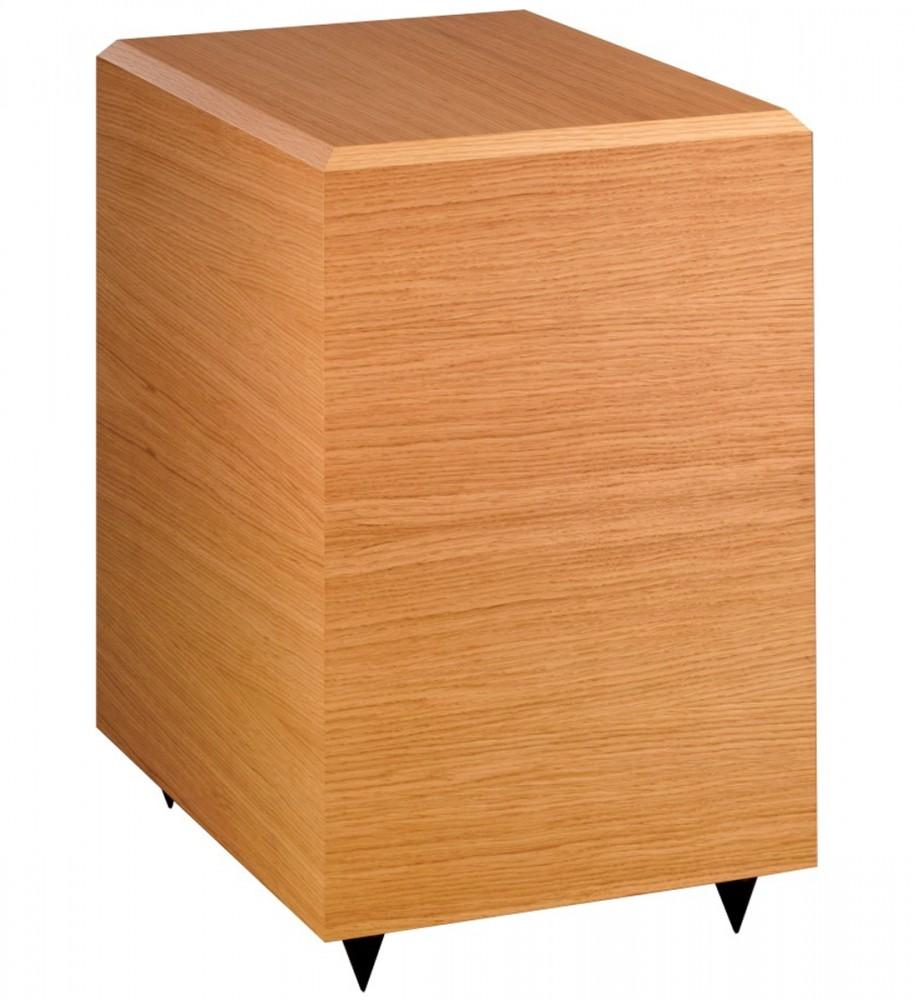 Acoustique Quality LABRADOR 422 Aktiver Subwoofer für Heimkino- oder Stereoanlage / MATTE EICHE, Acoustique Quality braun