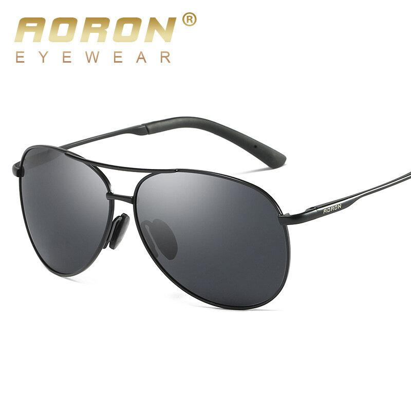 Modische polarisierte Tag-Nacht-Sonnenbrille, Markendesign-Sonnenbrille, Metallrahmen, Spiegellinse für Männer und Frauen, Outdoor-Fahren, Nachtsicht-Sonnenbrille gray