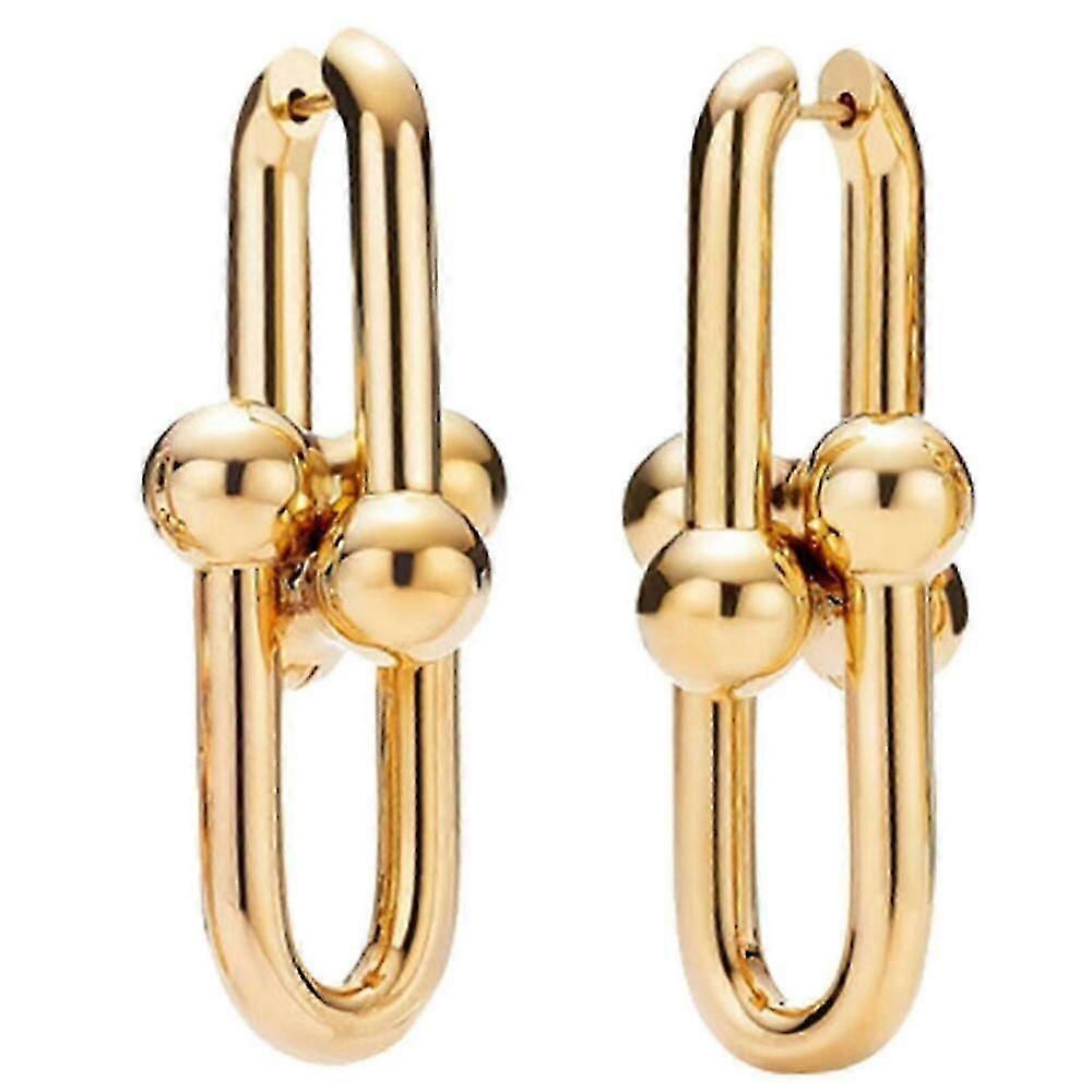 Elegante Hufeisen-Ohrringe Schmuck Vielseitige Hufeisenform Ohrringe Ohr-Accessoire Verstärkt Ihr Mode-Statement