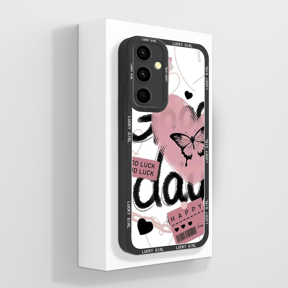 Hülle für Samsung Galaxy A35 M55 S24 Ultra M34 S22+ S21 FE S20 Hülle Modedesign Stoßfestes flüssiges weiches Silikon Hochwertige Handytaschen für Samsung Samsung S21 FE