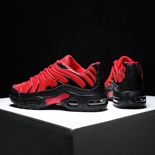 Herrenmode Sneakers Atmungsaktive Schuhe für Männer Rutschfeste atmungsaktive Laufschuhe für Männer 39–47 Große Sneaker Drop-Versand 43 rot