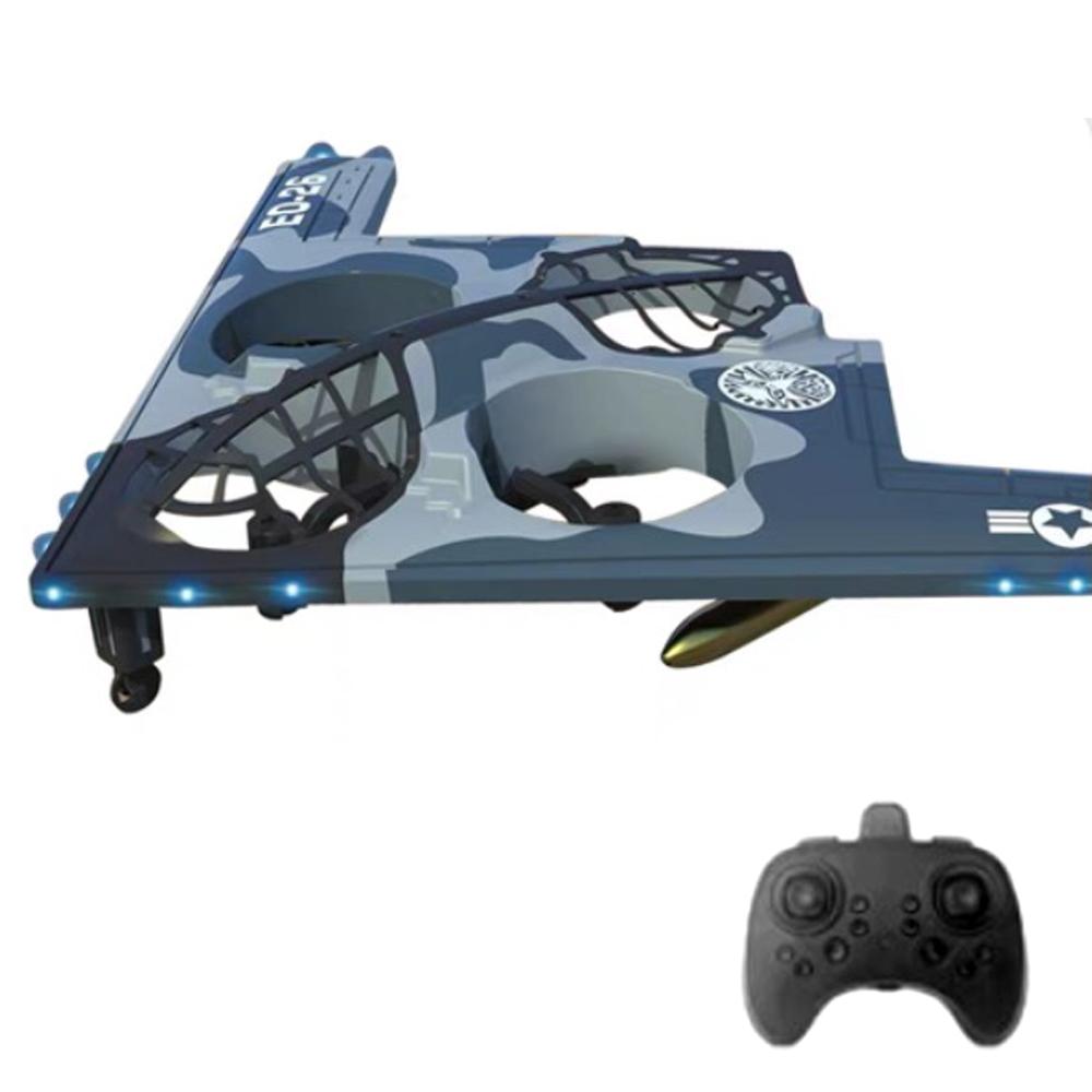 Schaum Fernbedienung Drohne 2,4 GHz Fernbedienung Flugzeug Auto Hover 360 grad Stunt Rotation 6-achsen no camera-1 battery blau