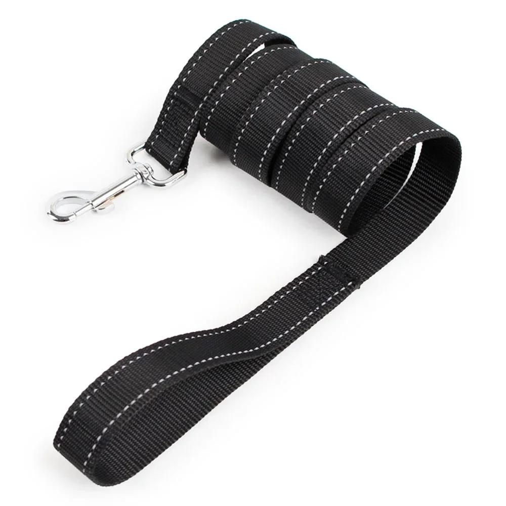 Nylon Hochleistungs-Hunde-Geschirr Halsband Verstellbar Weich Gepolstert Groß Mittel Klein Hunde Geschirre Weste Husky Große Hunde Produkte XL black