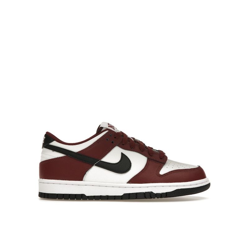 Nike Dunk Low GS Dark Team Red Kinder-Sneakers Schwarz Summit-White Weiß FZ4352-600 35.5