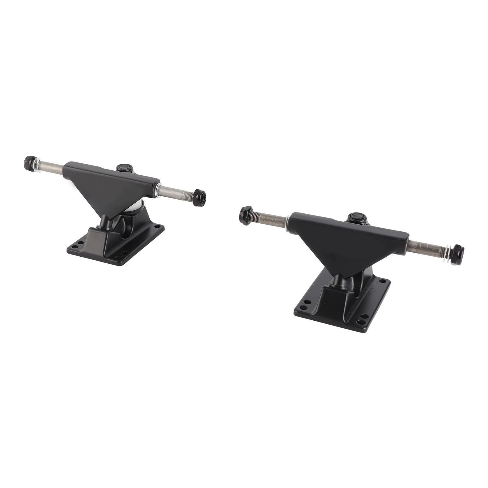 2 stücke Skateboard Lkw Combo 3,25 zoll Räder Abec Longboard Skatebaord Zubehör schwarz