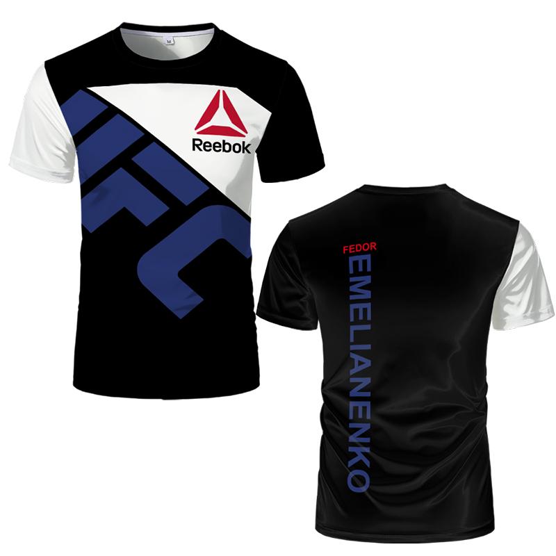 2025 Neues Herren- und Damen-Boxkampf Schnelltrocknendes T-Shirt Heiß Verkauft Kampfsport Extremsport Top 3D-Druck Kurzarm 6XL M schwarz