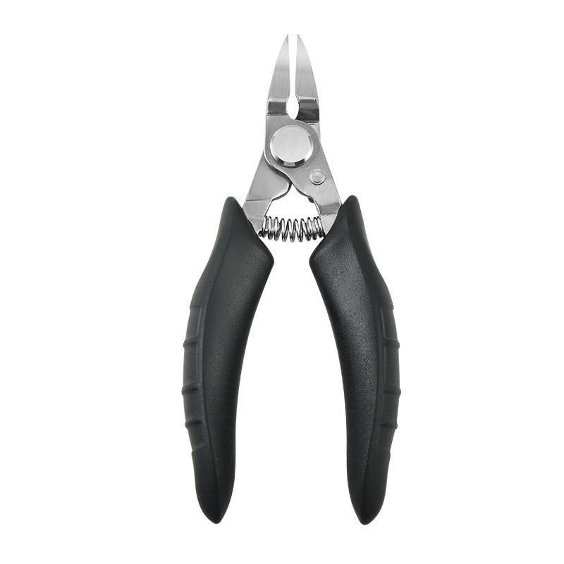 Zehennagelknipser, Korrektur von dicken Nägeln, eingewachsenen Zehennägeln, Zangen, abgestorbene Haut, Nailart, Pediküre, Pflege, Zange, Cutter, Schere, Werkzeug 1pcs schwarz
