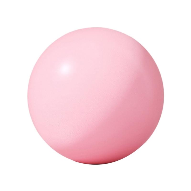 25cm 10 Zoll Gymnastikball, Fitnessball zum Dehnen, Core-Fitness-Übungsball, Weicher Pilatesball, Kleiner Yogaball rosa