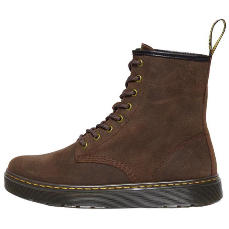 DR. Martens Leder Vielseitige Bequeme Kurze Stiefel Unisex Stiefel Braun 31543201 37
