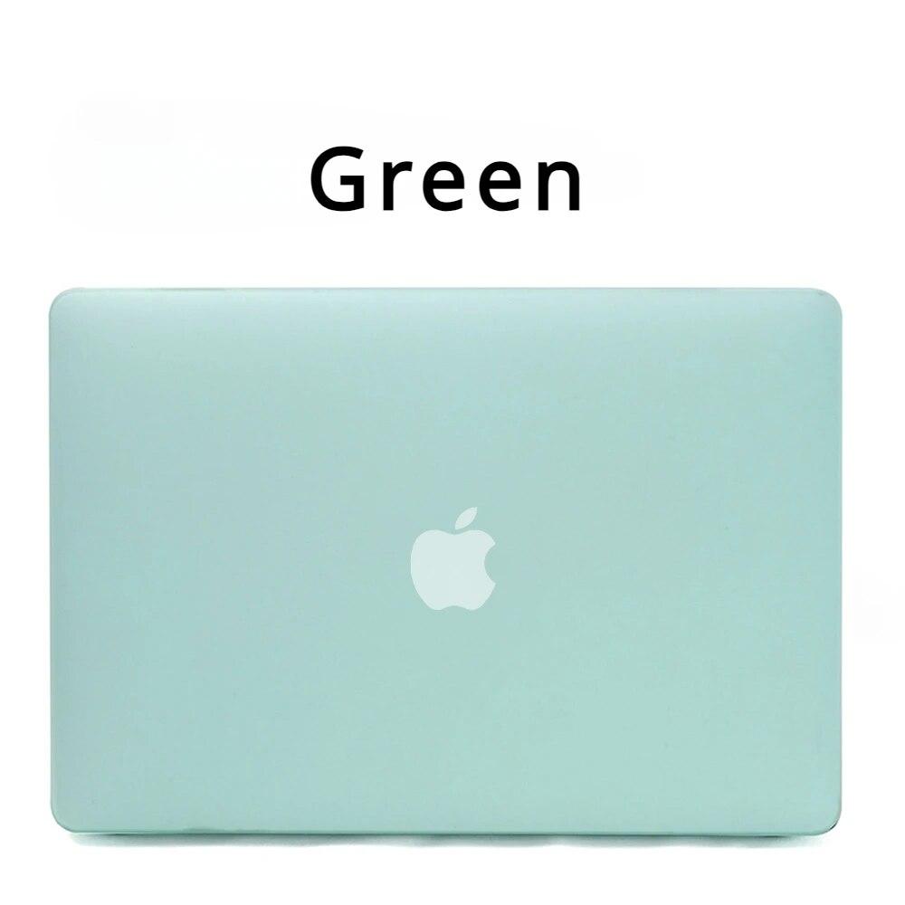 Laptoptasche für MacBook Air 13 A2337 A1466 für MacBook M1 Chip Pro 13 A2338 für MacBook Pro 14 16 Matte Schutzhülle 13.3 Pro A2338 grün