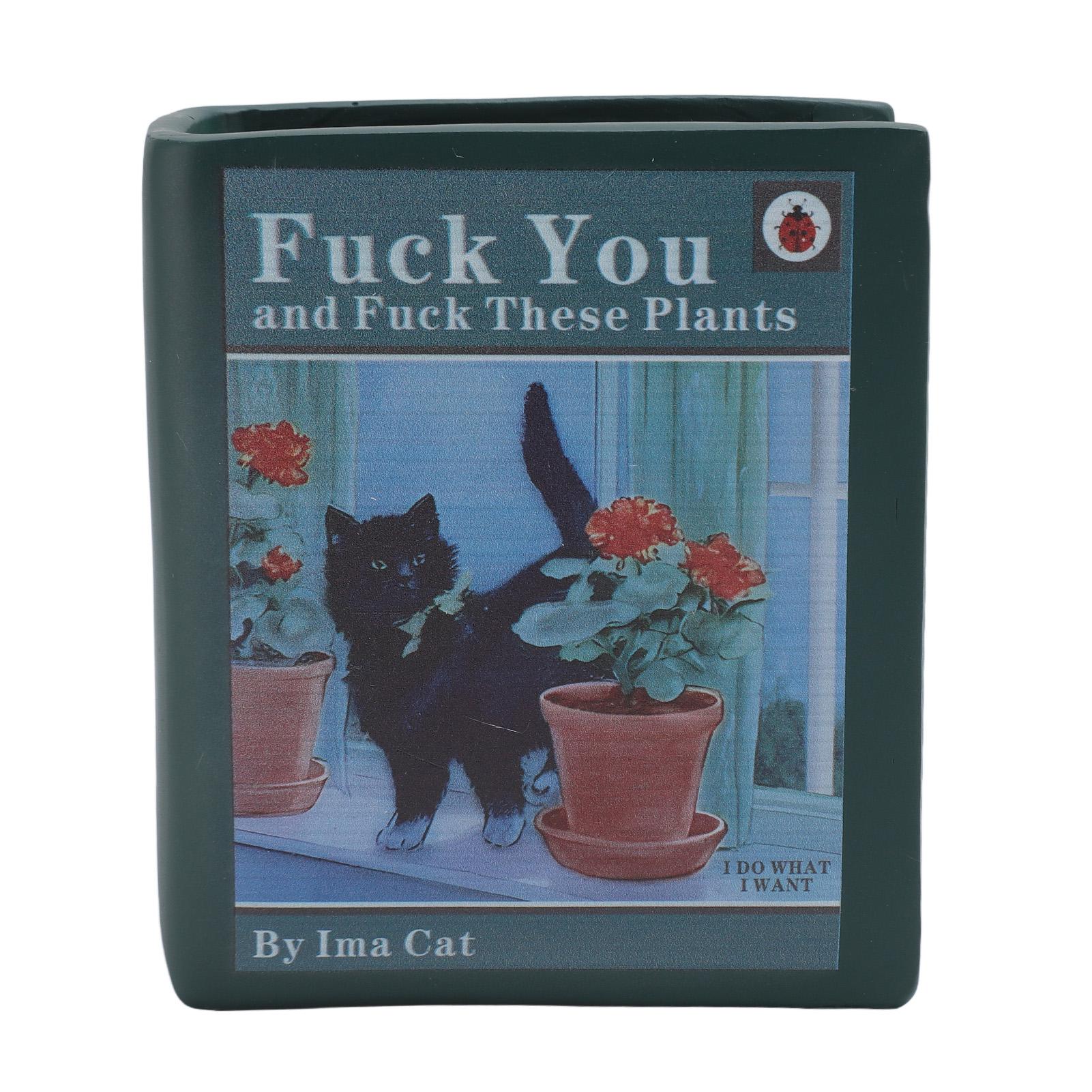 Buchförmige Dekorative Vase Moderne Schöne Blumenvase für Buchliebhaber für Rosen Orchideen Grün