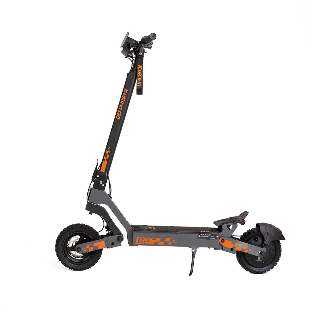 KuKirin G2 Elektroroller für Erwachsene 800W 10 Zoll Offroad-Reifen Faltbarer E-Scooter 15Ah Max 45KM/H Escooter All-Terrain Elektroroller schwarz
