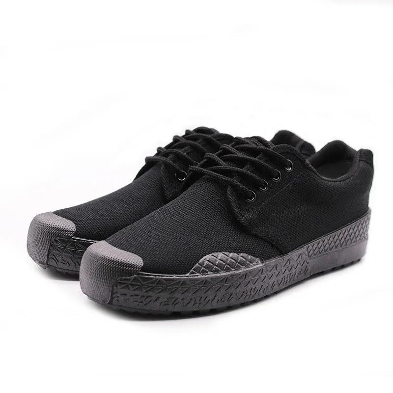 Verschleißfeste Herren-Sneaker Verschleißfeste Canvas-Herren-Sportschuhe Walking-Herrenschuhe Klettern Taktische Sneaker Herren Freizeitschuhe 35 schwarz