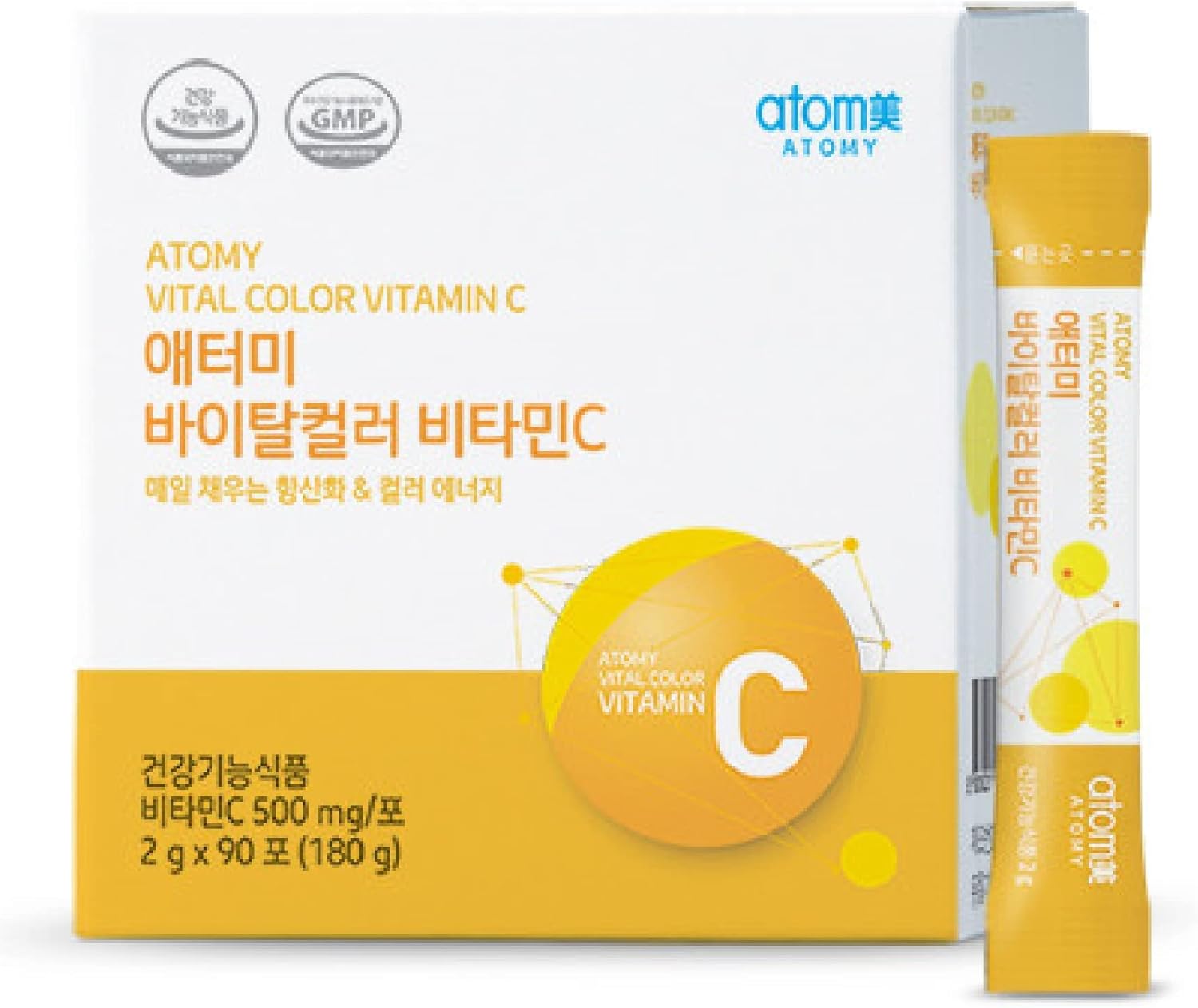 [ATOMY] VITAMIN FARBE VITAMIN C 2G*90 STICK