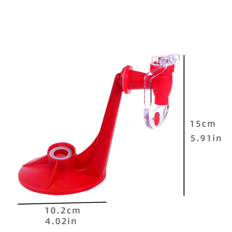 1 Pcs Invertiert Getränke Dispenser Große Flasche Getränke Dispenser Kreative Trinkwasser Schalter Wasserhahn WBL rot