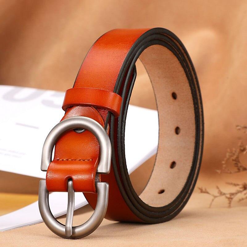 Gürtel für Frauen Echtes Leder Rindsleder Hohe Qualität Mode Gürtel Jeans Frau Gürtel für Kleid Luxus Marke frauen Gürtel LB032-1 China&100cm kamelfarben