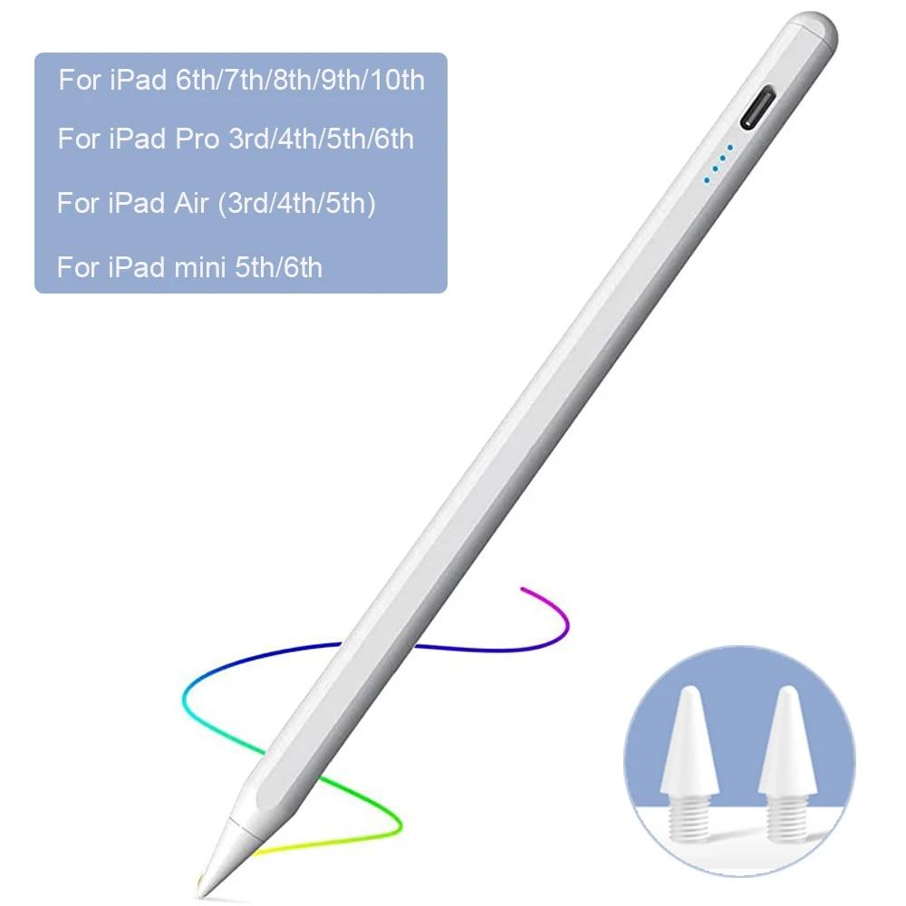 Touch Pen für iPad Pencil 1 2 Gen Stylus Pen für Apple Pencil 2018-2023 Pro Air Mini iPad Zubehör weiß