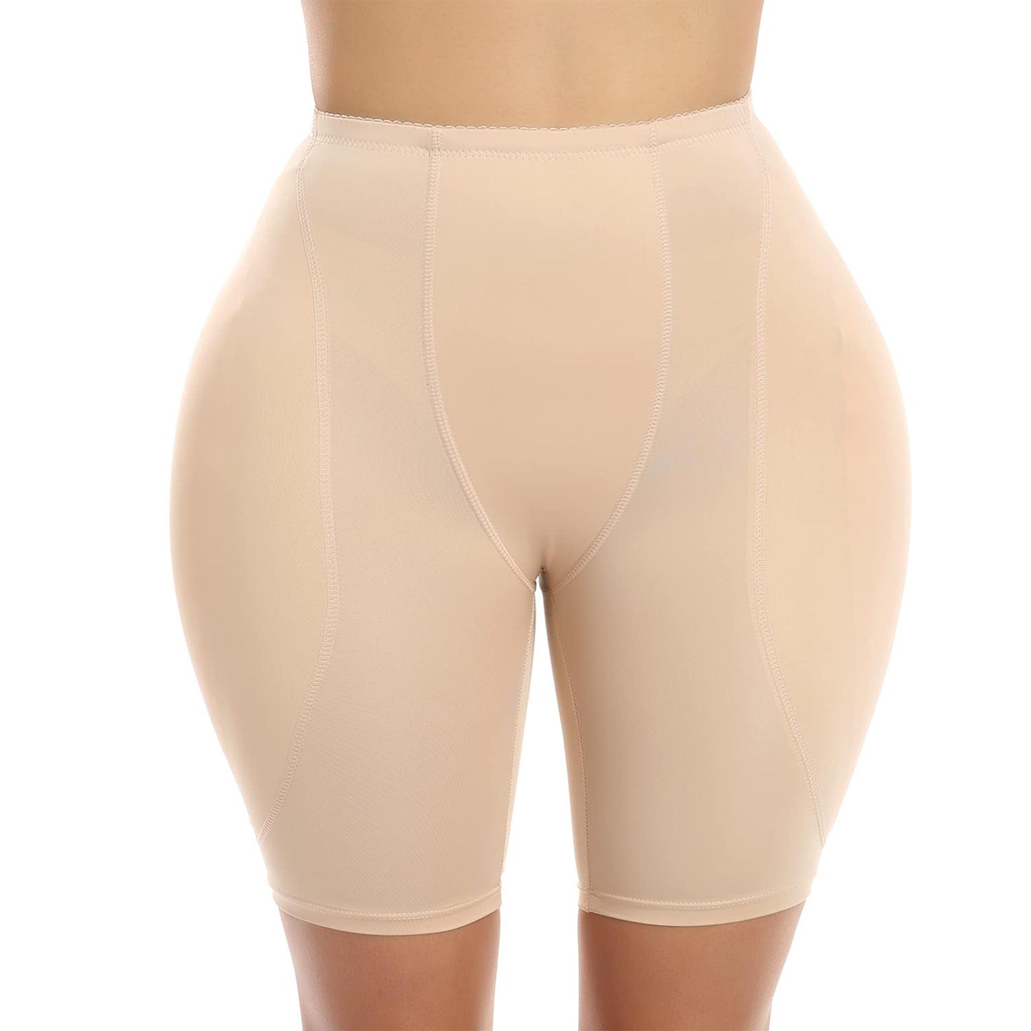 Hüftpolster-Shapewear für Frauen, Po-Enhancer, Shapewear, gefälschte Hüftpolster, Hüftpolster für Crossdresser, Po-Lifter, Shaper-Höschen 6XL beige