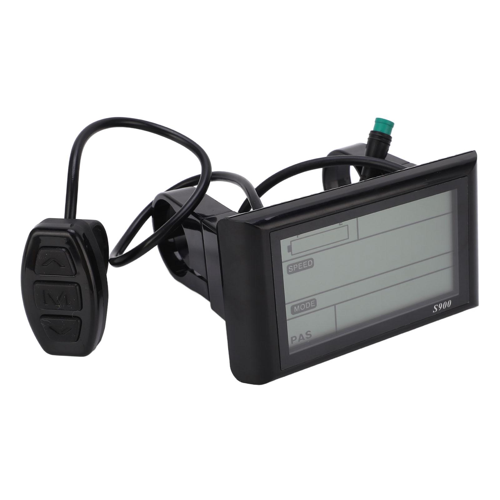 36V 48V Elektrofahrrad LCD S900 Display Bedienfeld Wasserdichtes LCD Display Messgerät für Elektrofahrrad (Protokoll 2)