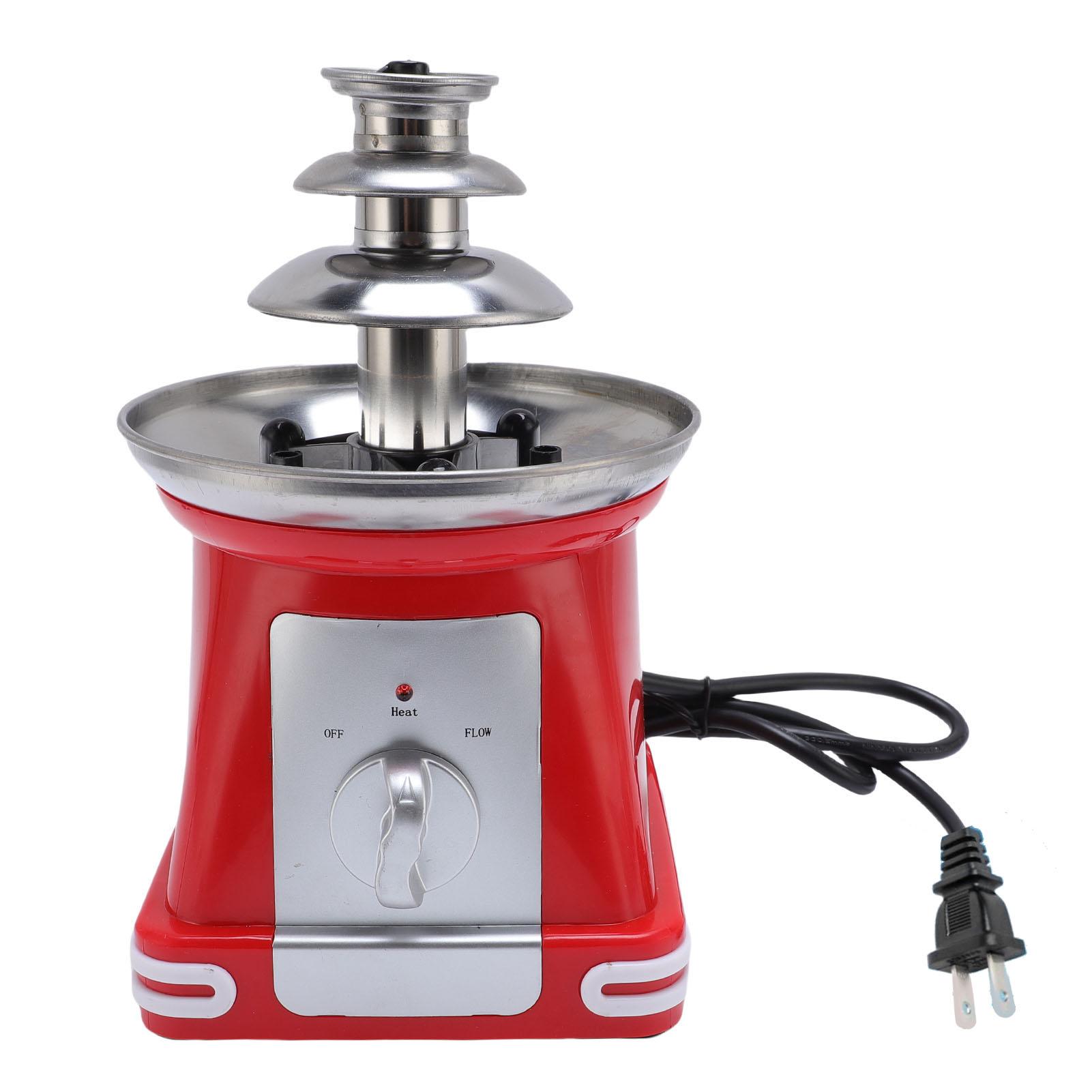 3 Tier Mini Schokolade Brunnen Edelstahl Elektrische Schokolade Fondue Brunnen Maschine für L