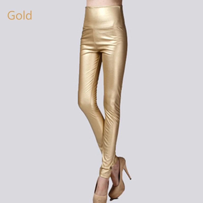 Sommer Y2K Elastische Stretch Faux Leder Bleistift Hosen Frauen Mode Samt PU Leder Hosen Weibliche Sexy Dünne Enge Hosen 7172 S