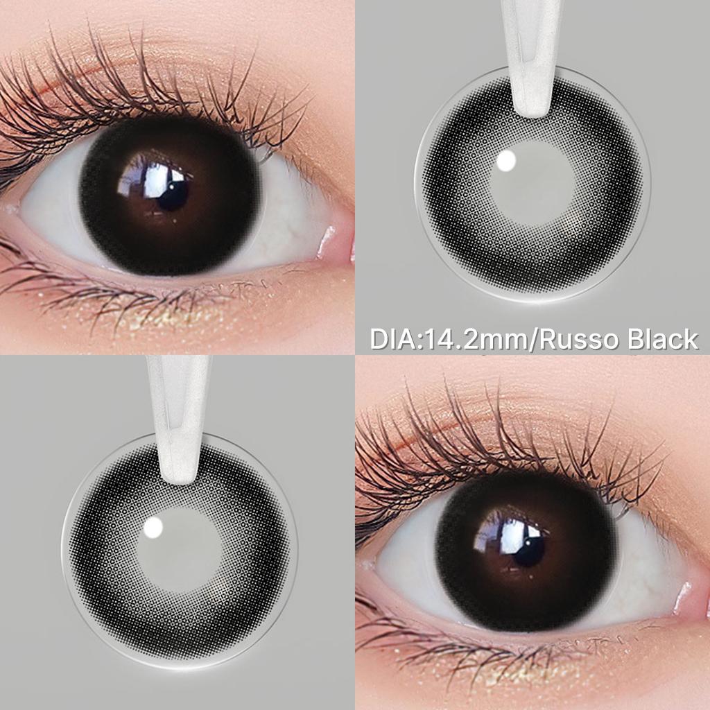 Magister Farbige Linsen für Augen Schönheit Pupillen Natürliche Augenfarbe Linse Grau Farbe Kontaktlinsen 1 Paar 6 Monate Kosmetische Kontaktlinsen 14.2mm