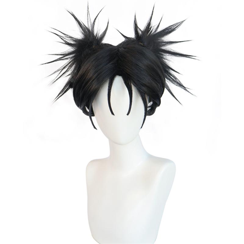 Choso Cosplay-Perücke, Anime Chousou, schwarz, hitzebeständig, Kunsthaar, Rollenspiel-Perücken + Perückenkappe One Size