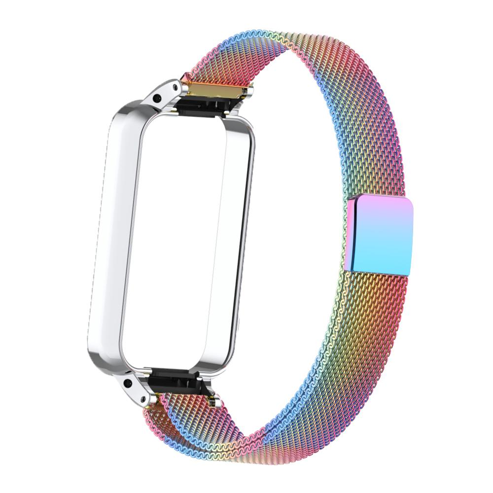 Passend für Amazfit Band 7, magnetisches Armband, Edelstahl-Armband, Amazfit Band 7, Ersatzarmband For Amazfit Band 7 bunt