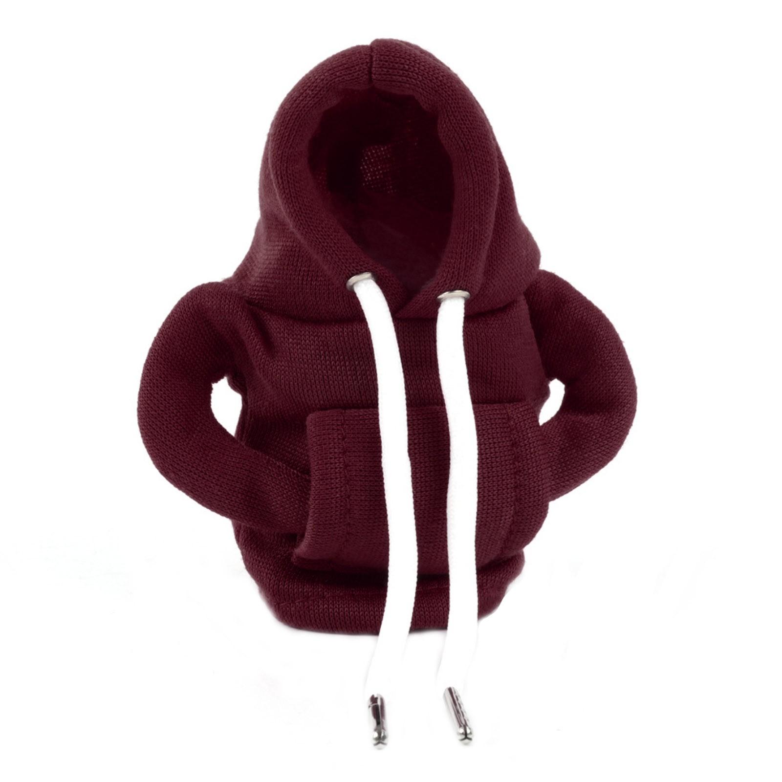 Auto Kreative Schalthebel Dekoration Hoodie Sweatshirt Schalthebel Dekoration Hoodie One Size weinrot