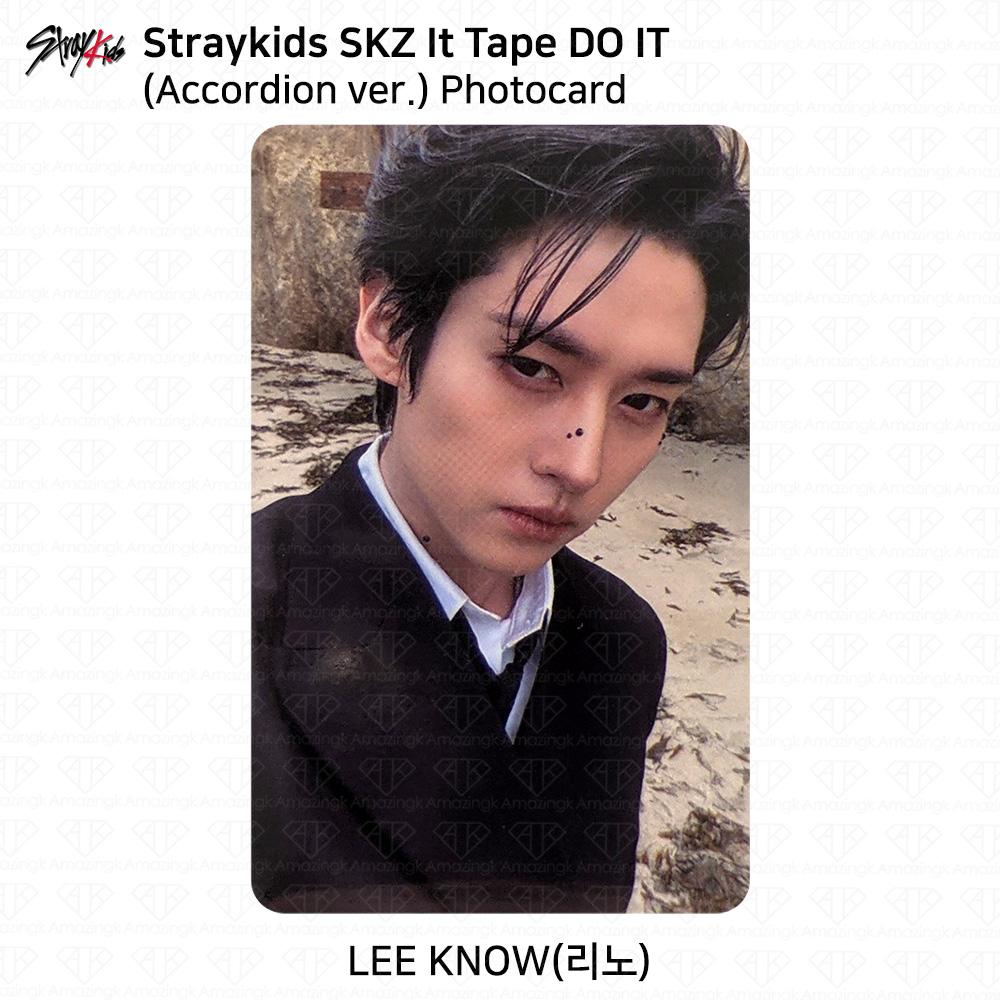 Stray Kids SKZ It Tape DO IT Akkordeon-Version. Offizielle Fotokarte Leeknow