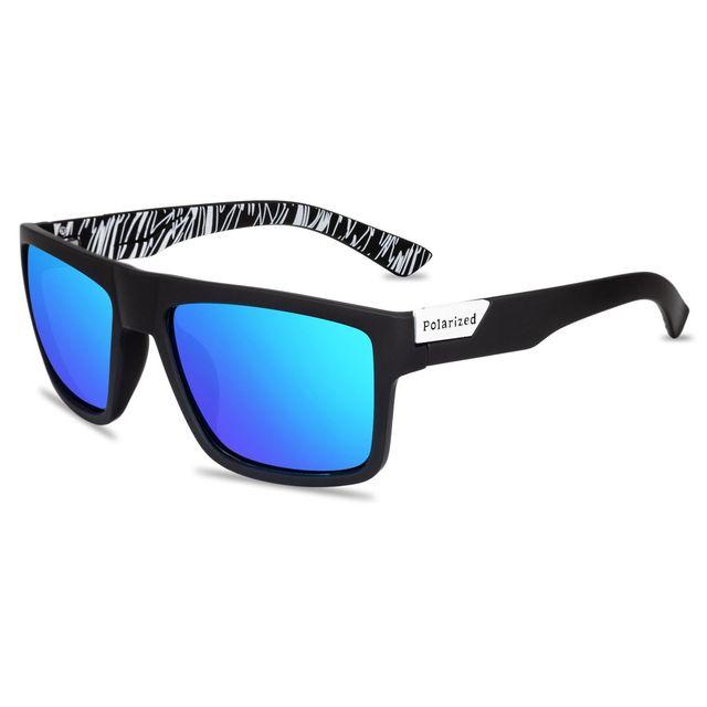 Luxus Sonnenbrillen Herren Damen Fashion Square Männliche Sonnenbrille Vintage Autofahren Angeln Brille Sport Shades nicht polarisierte Brille blau