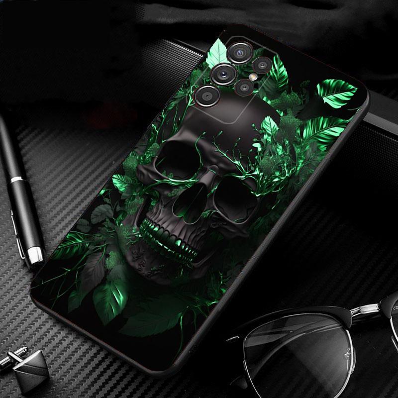 Schädel Kopf Kunst Telefon Fall Für Samsung S24 S23 S22 S21 S20 Ultra S20 S22 S21 S10E S20 FE S24 Plus S24Ultra
